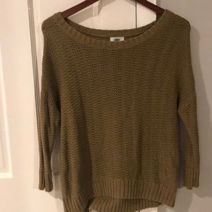 Slight off shoulder sweater